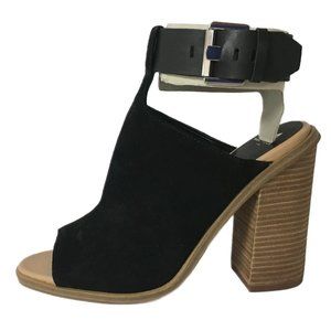 NIB MARC FISHER VASHI SUEDE ANKLE STRAP HEELS
